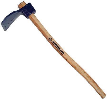 WARWOOD TOOL 434 lb Forest Adze Hoe, 34 Hickory Handle 61